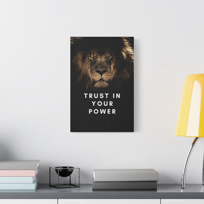 Rise Like a Lion Motivational Canvas For Living Room